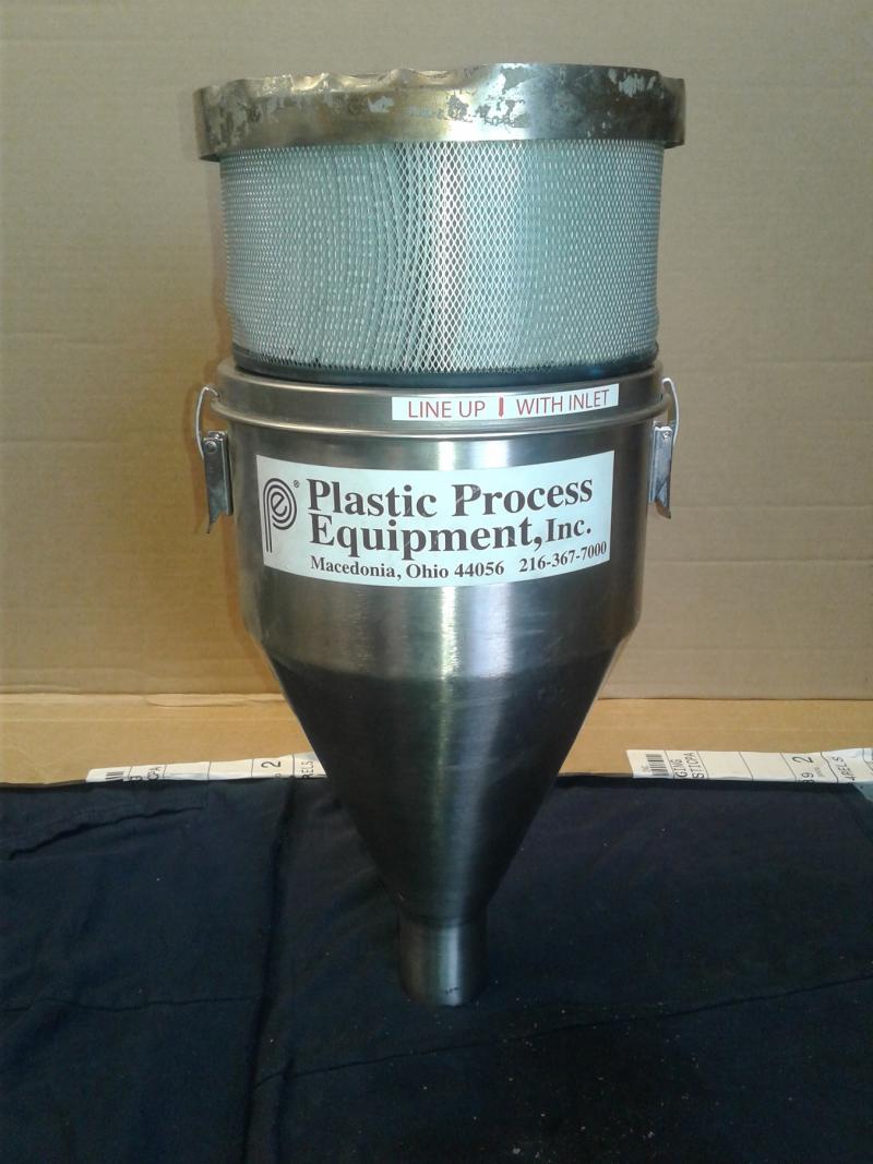 Plastics Process Equipment Small Loader Hopper w/ Filter
